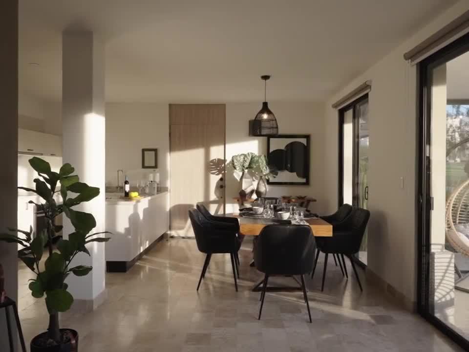 Interior de una residencia de La Luminaria